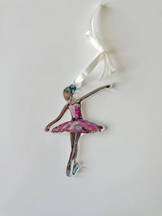 "On Pointe" Ballerina Acrylic Ornament