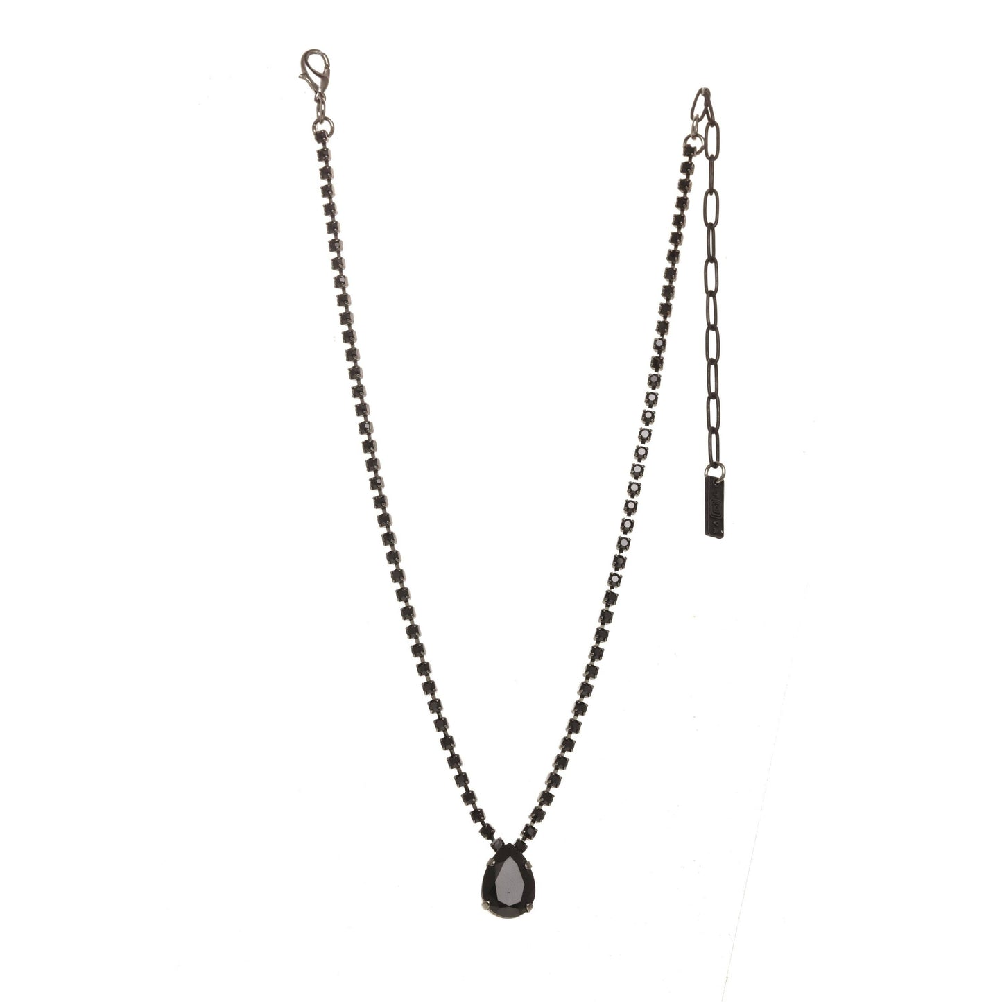 Milli Necklace in Jet: Gold / Jet