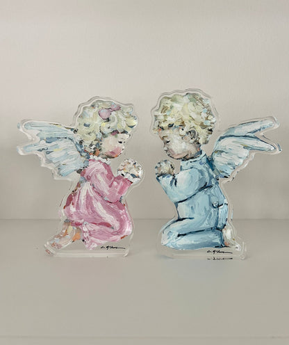 Tiny Wings: Blonde Girl- Acrylic Small Shelfie