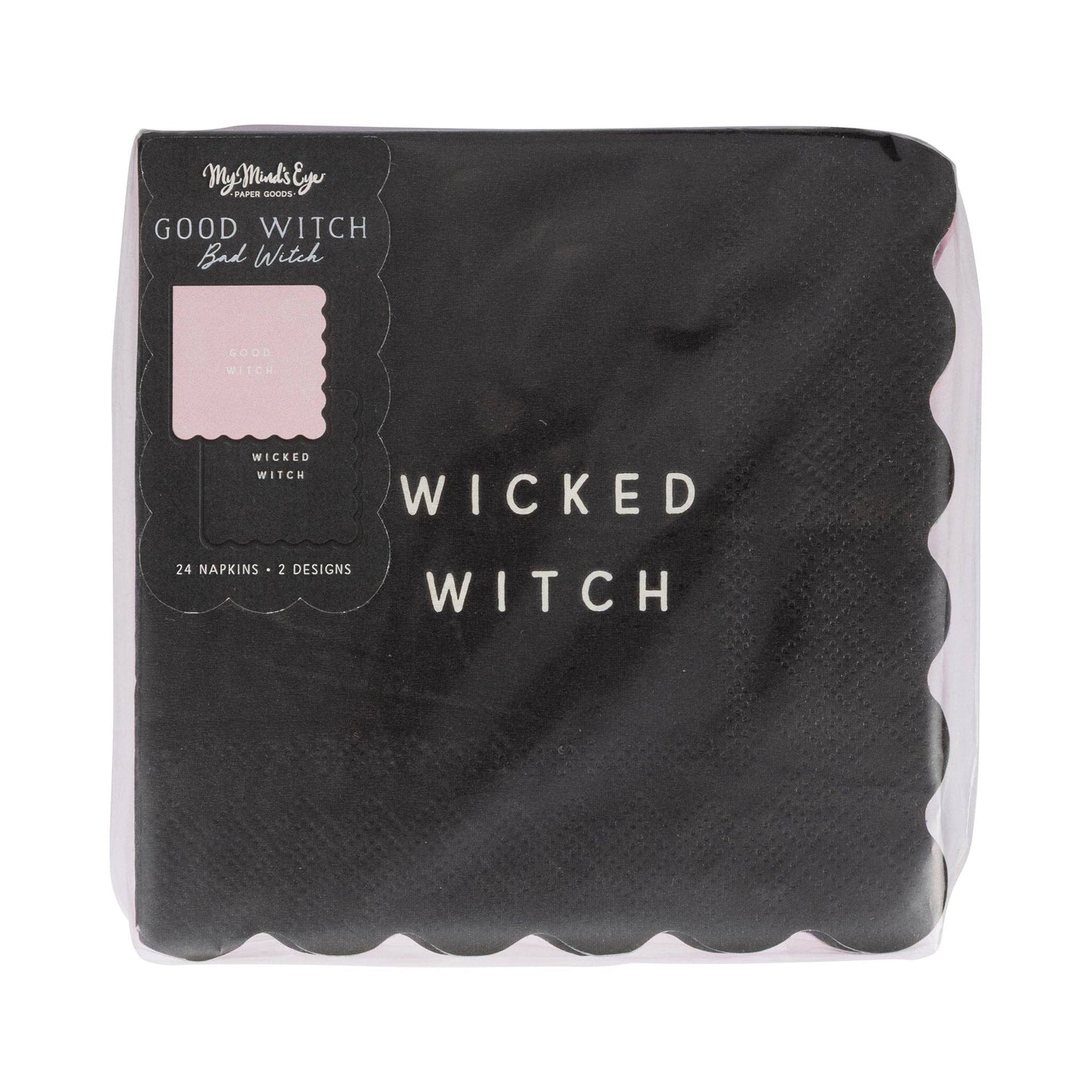 Wicked Good Witch Bad Witch Cocktail Napkins 24ct