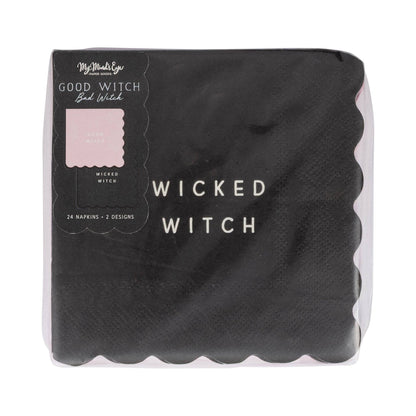 Wicked Good Witch Bad Witch Cocktail Napkins 24ct