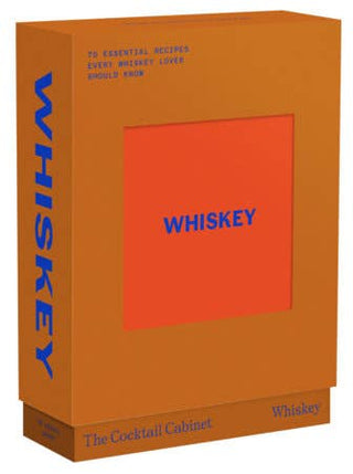 The Cocktail Cabinet: Whiskey Recipe Deck – 50 Illustrated Mixology Cards