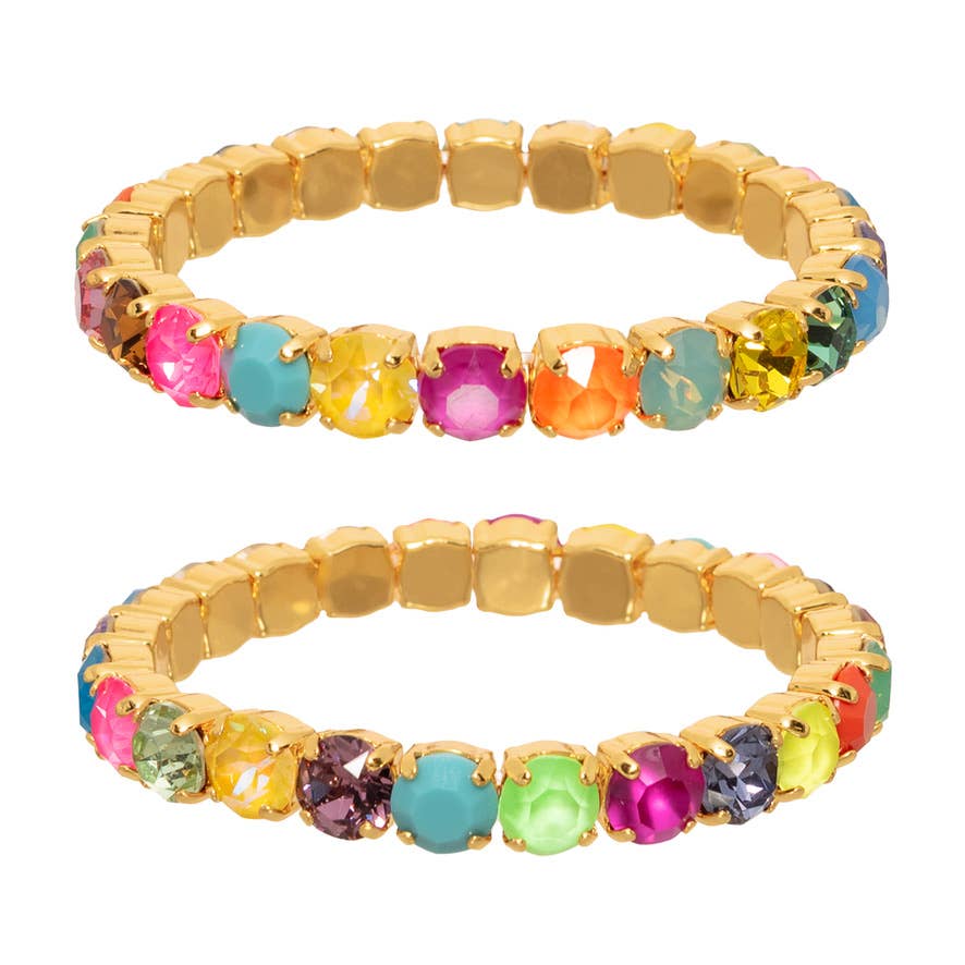 Oakland Stretch Bracelet in Mixes: Candy Crush Opal / Medium