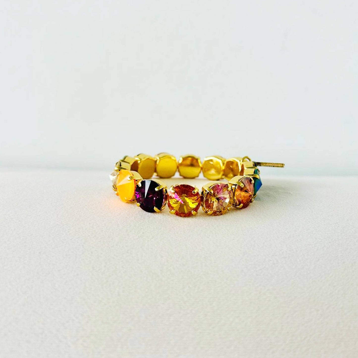 Croatia Stretch Bracelet in Mixes: Candy Crush / Medium