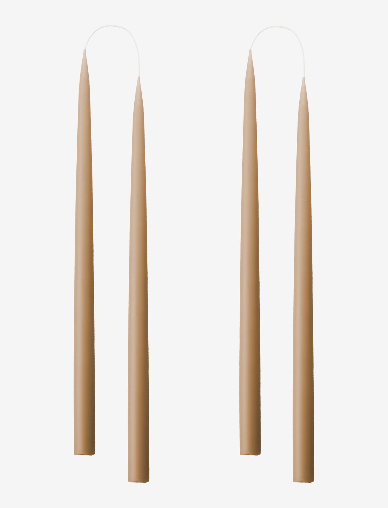 Nougat Danish Taper Candle 8 inch