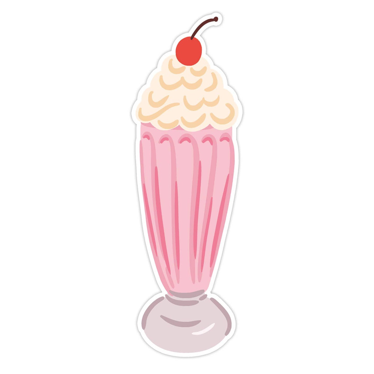 Milkshake Die Cut Bookmark