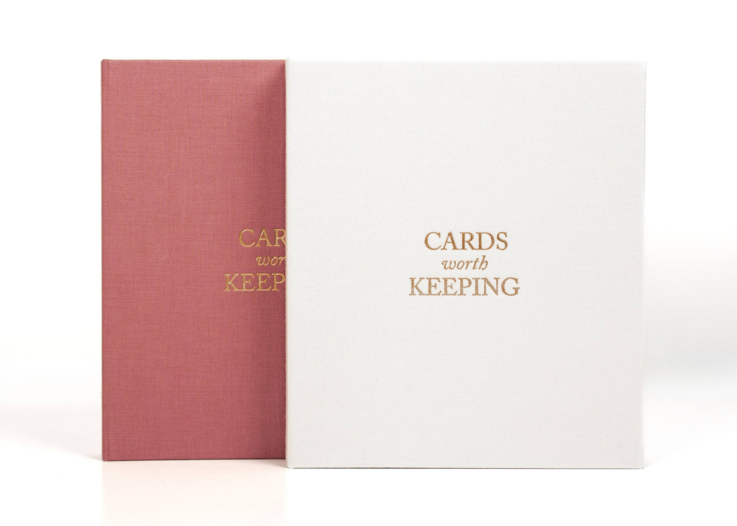 Cards Worth Keeping Journal | Birthday Card Organizer Book: White