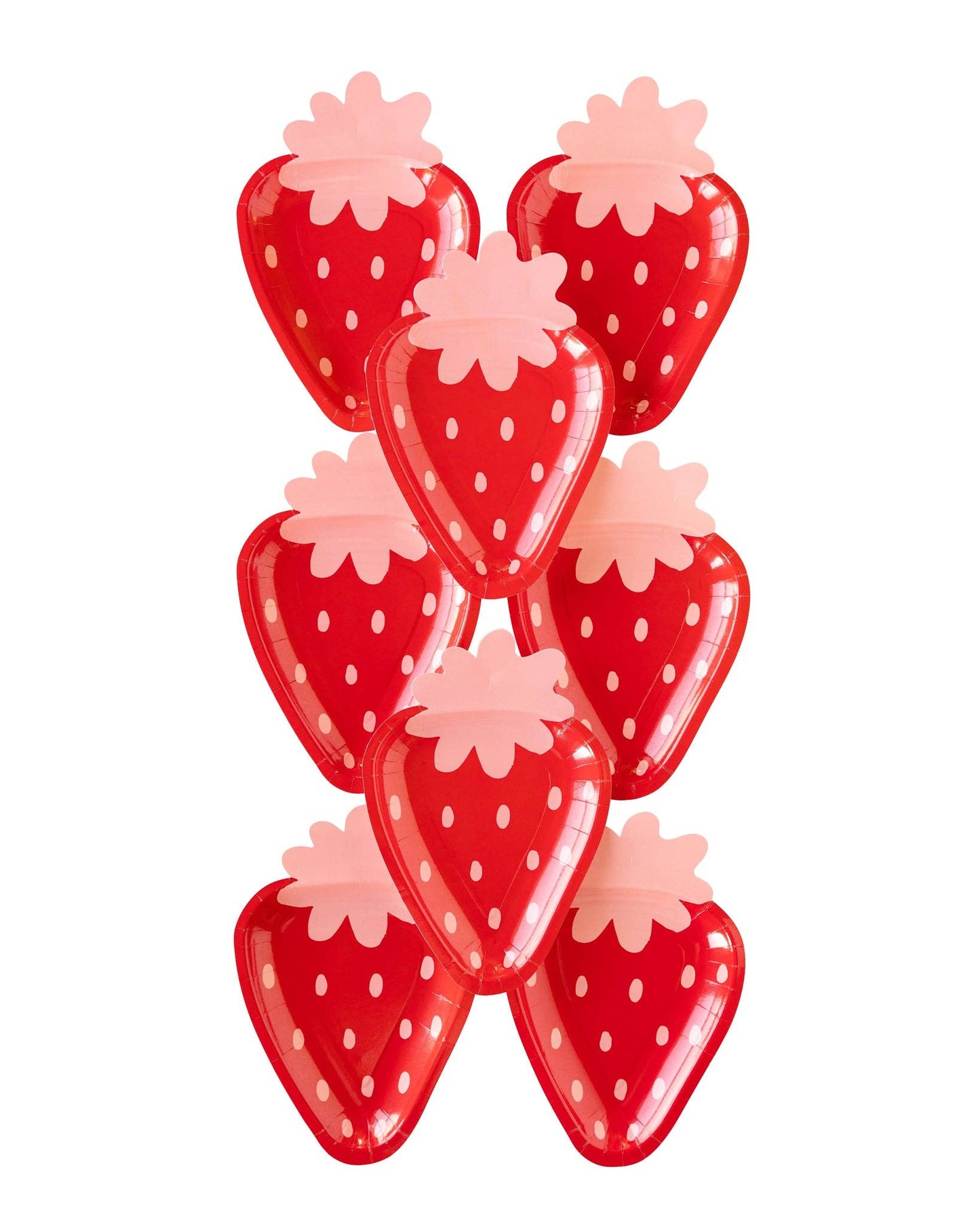 Strawberry Plates 8ct