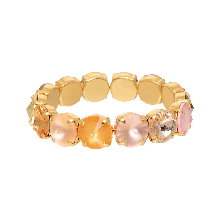 Croatia Stretch Bracelet in Mixes: Candy Crush / Medium