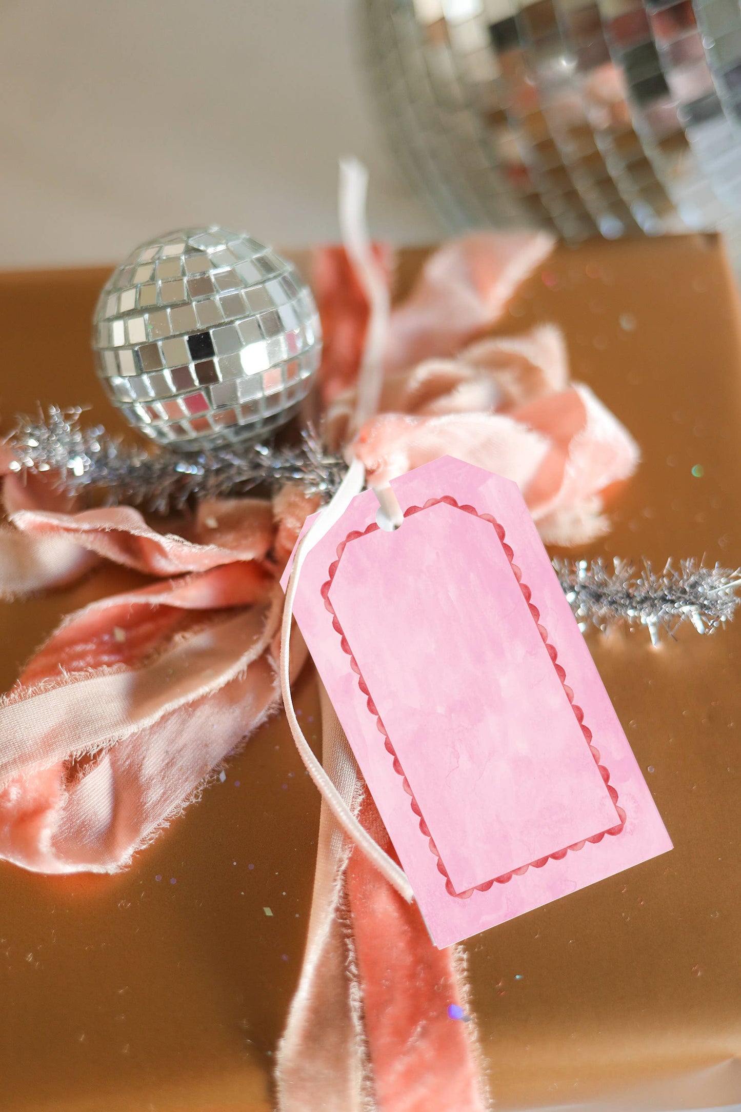 Pink and Red Gift Tags 8ct