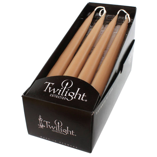Nougat Danish Taper Candle 8 inch