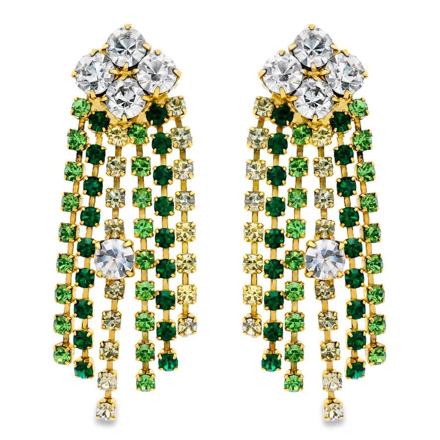 Eleanor Earrings- Green