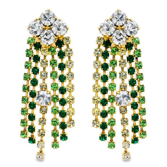 Eleanor Earrings- Green