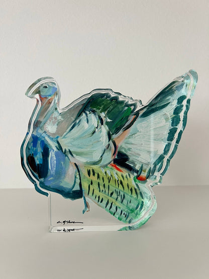 "Dolly Drumstick" Turkey Acrylic Small Shelfie