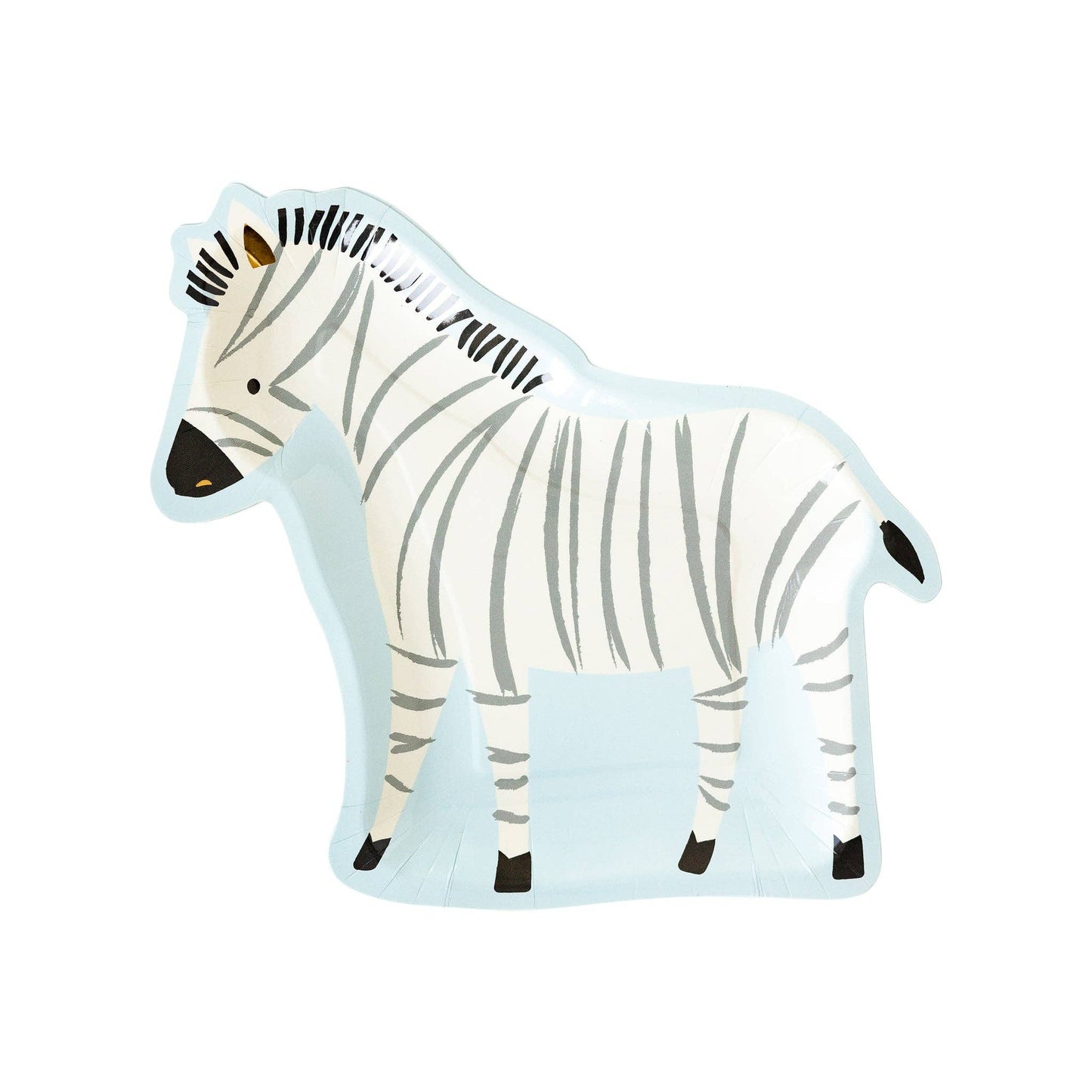 Safari Zebra Plates 8ct