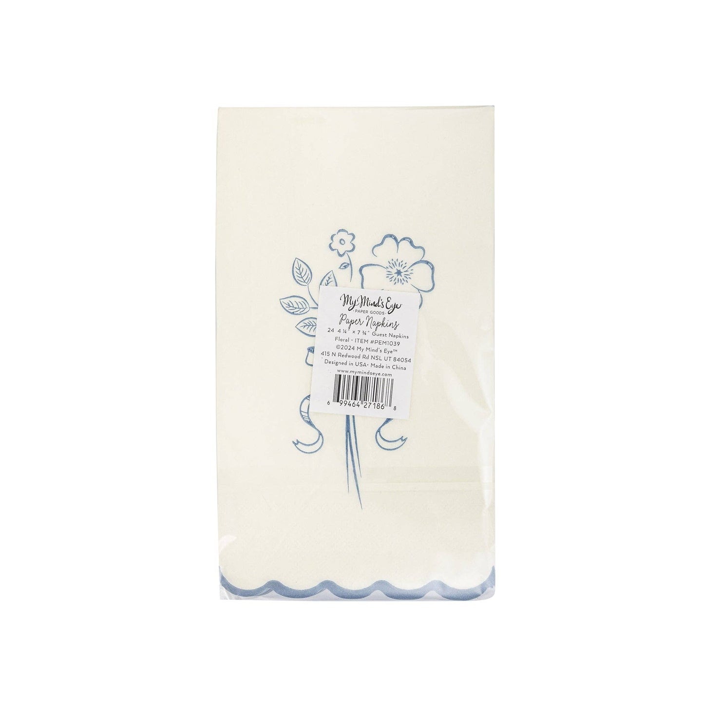 Pembroke Flower Dinner Napkins 24ct