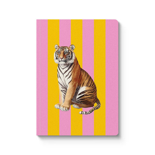 Striped Tiger Paperback Notebook (A5)