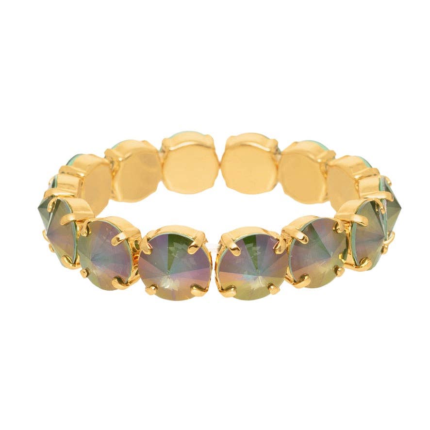 Croatia Stretch Bracelet in Solids: Ultra Mint