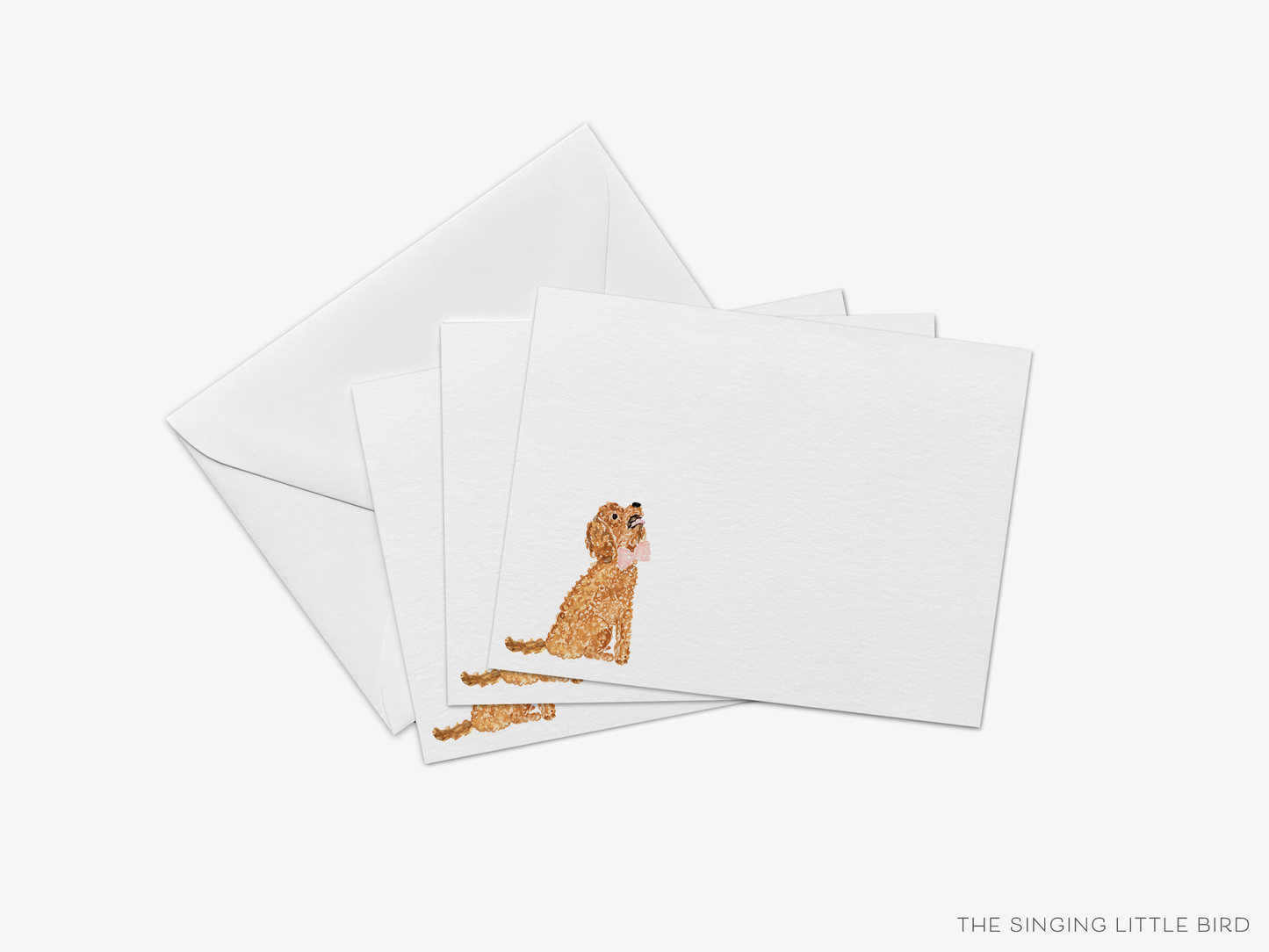 Goldendoodle Flat Notecards [Sets of 8]