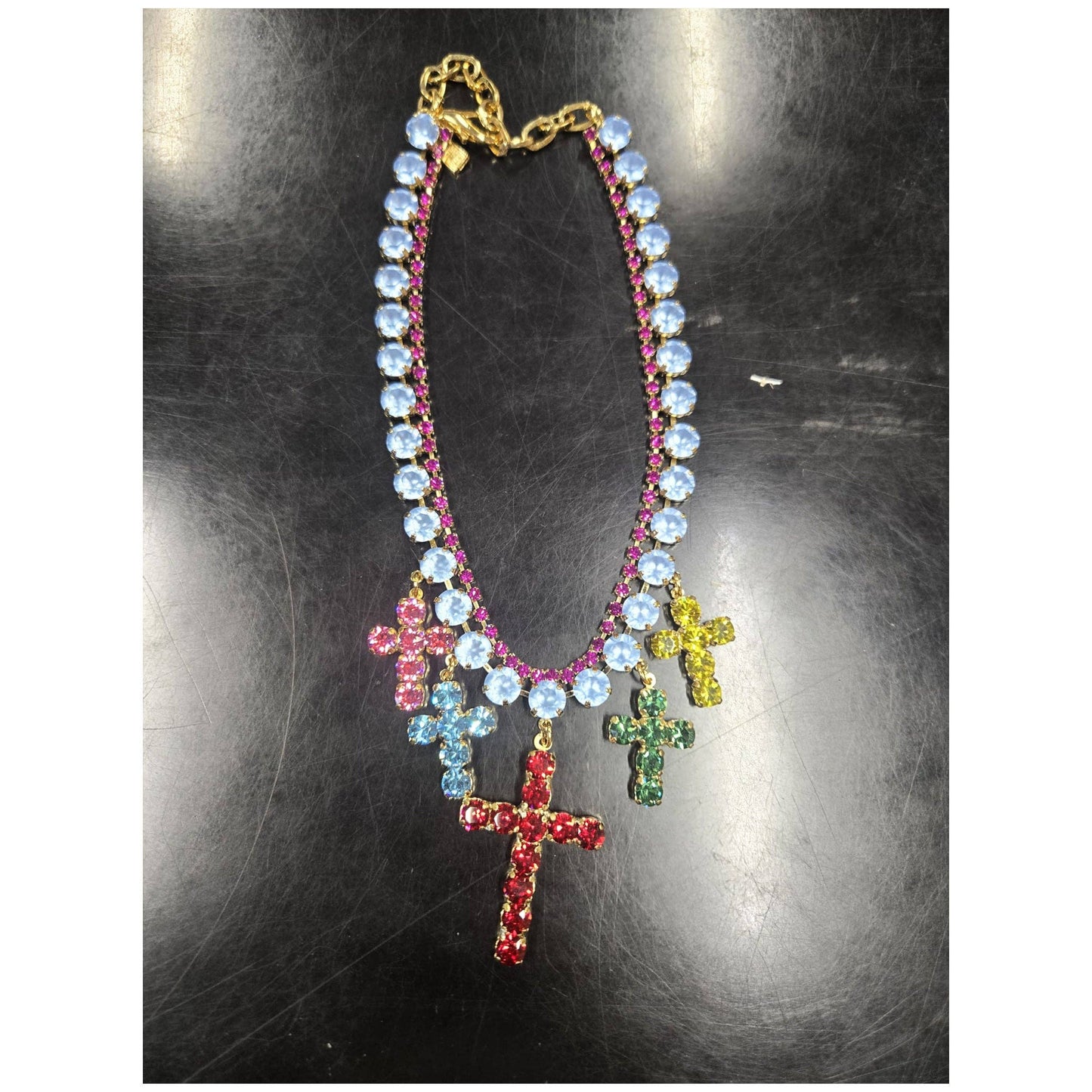 Cassidy Necklace in Rainbow
