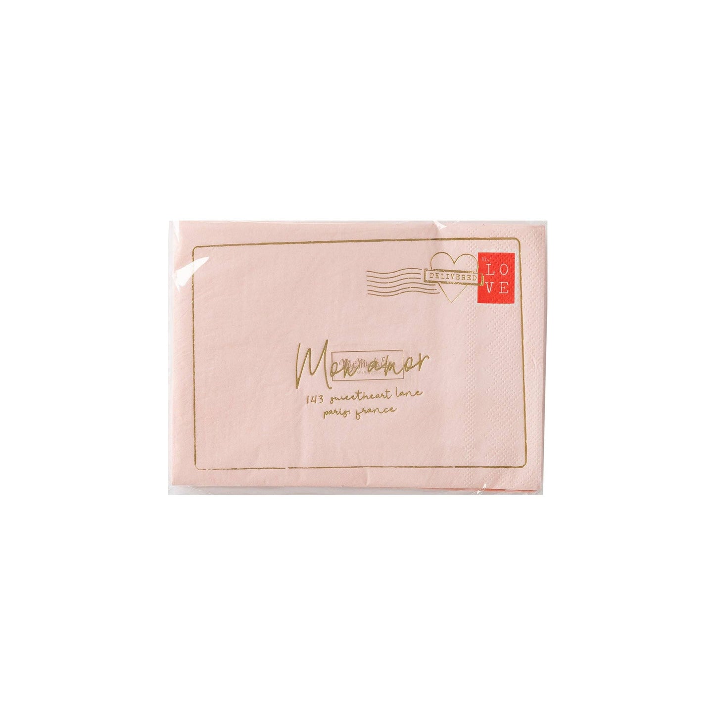 Valentine Love Note Napkin 18ct