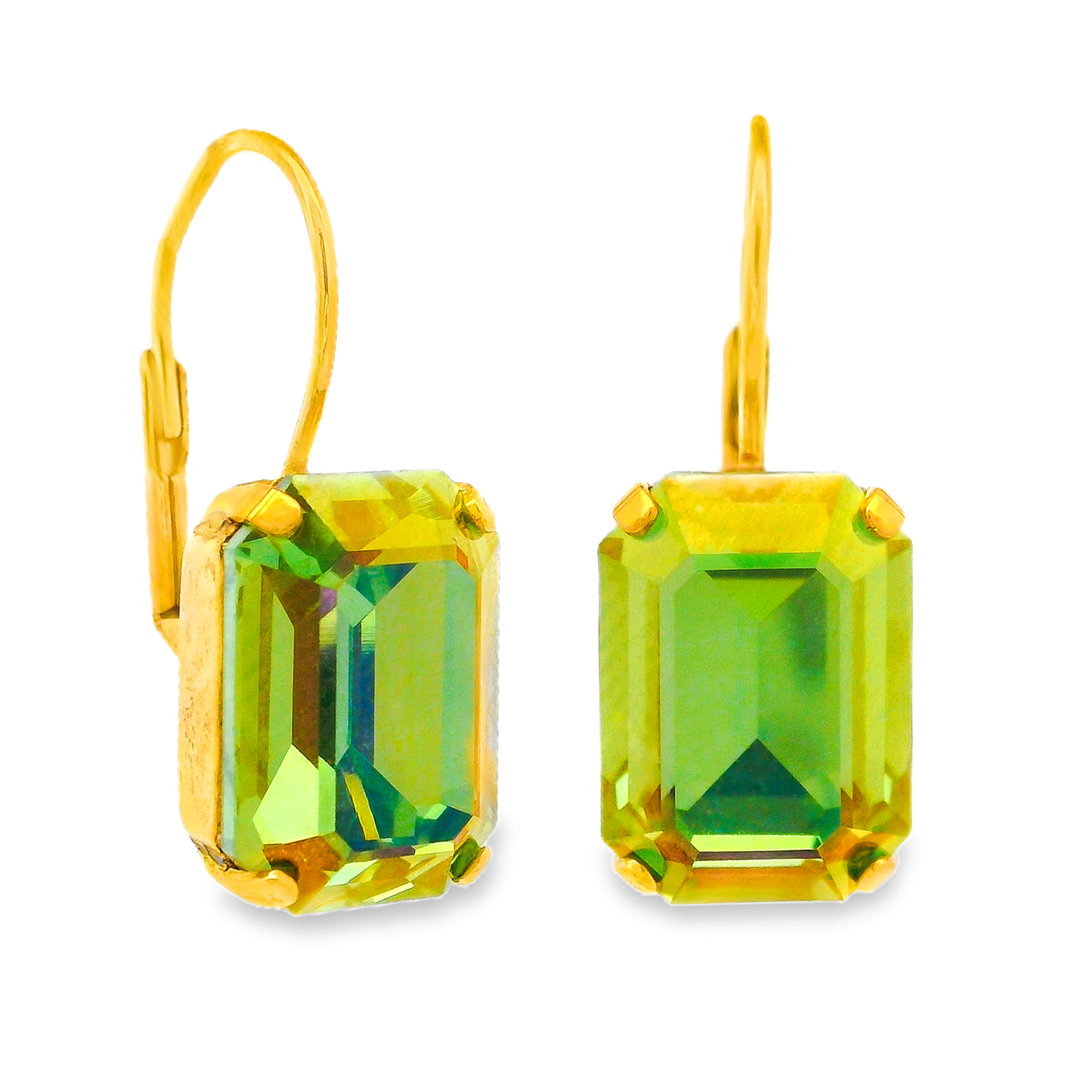 Rubin Hook Earrings: Peridot Brandy