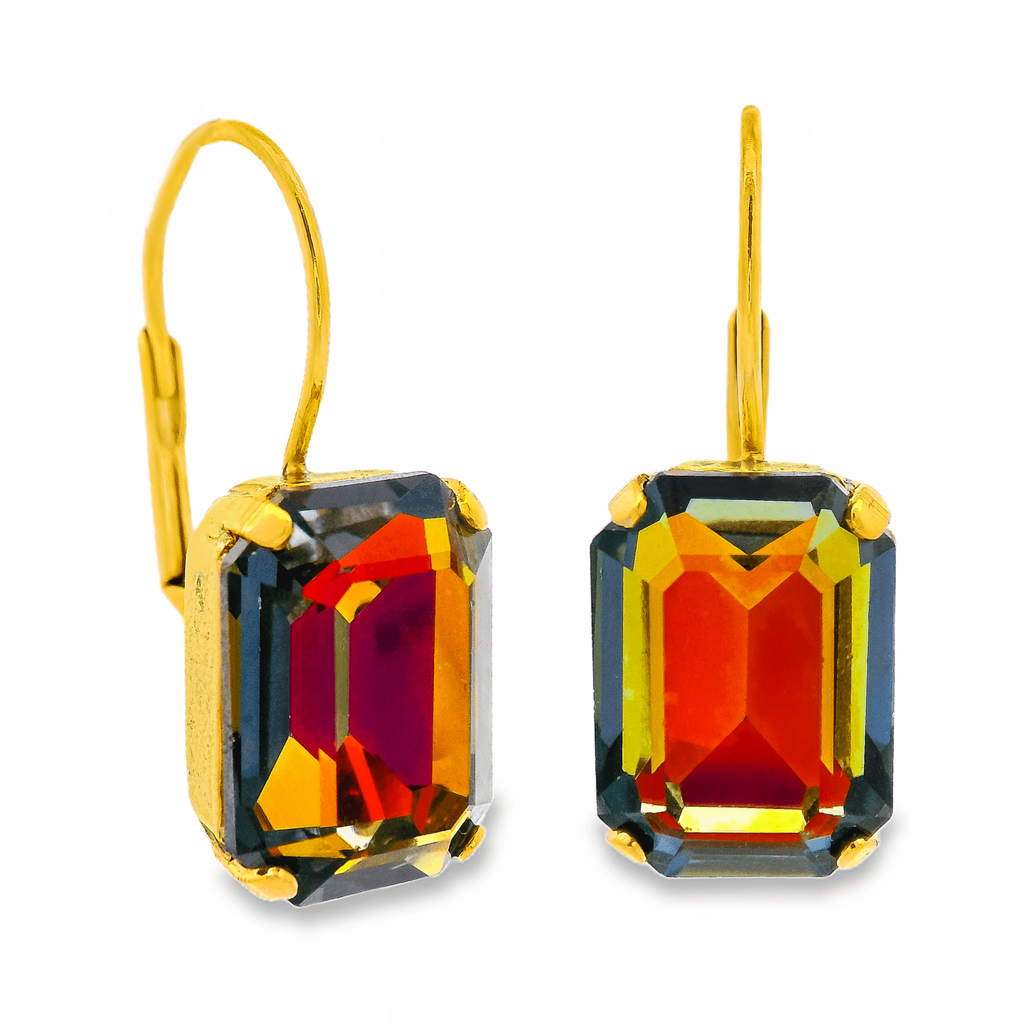 Rubin Hook Earrings: Peridot Brandy