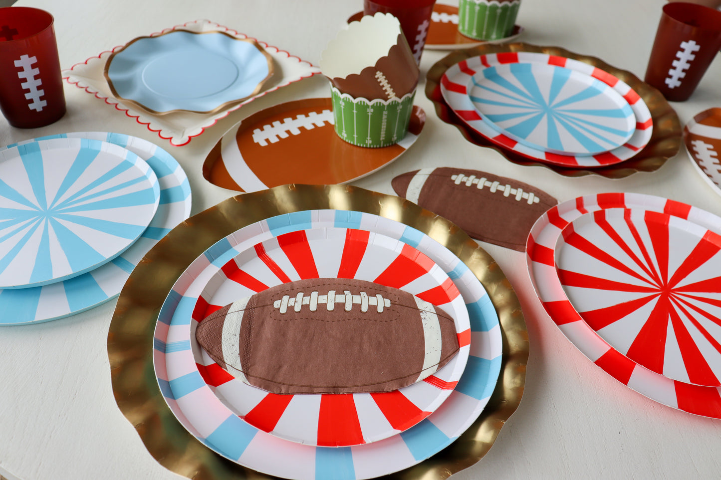 Football Napkins 24ct