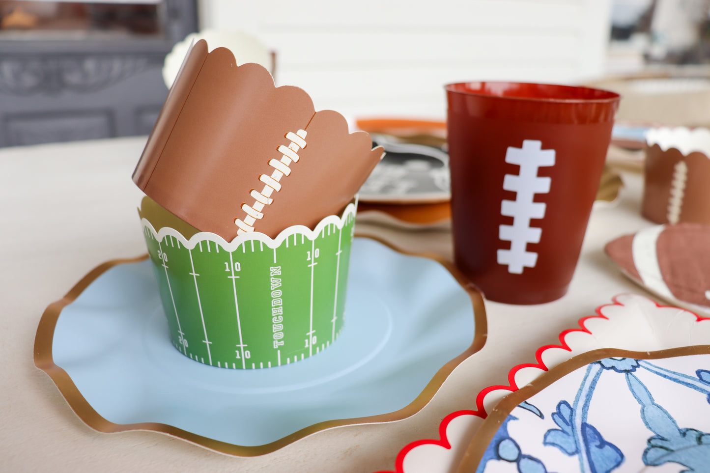 Football Food & Baking Cups