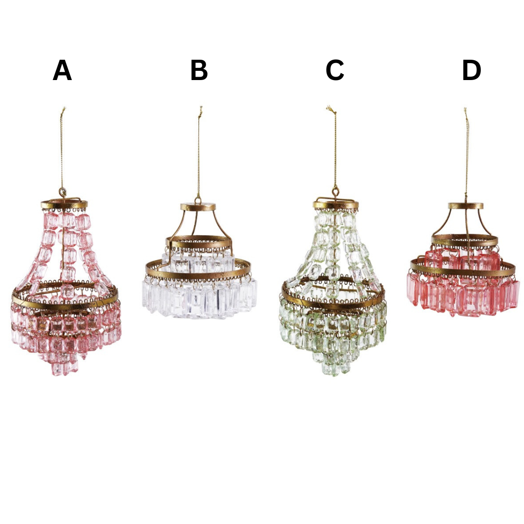 Chandelier Ornament, 4 Styles