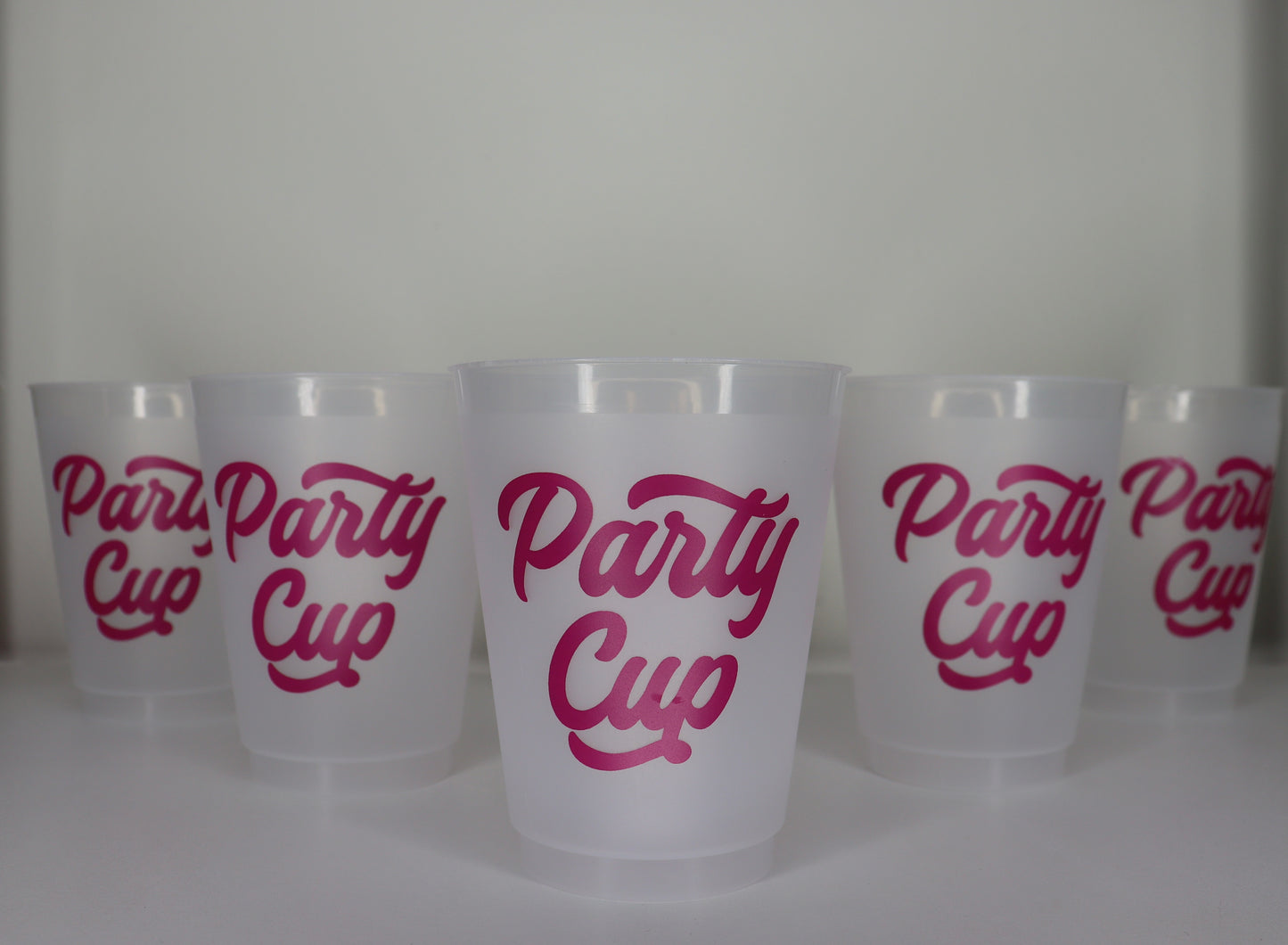 Party Cup Frosted Cups