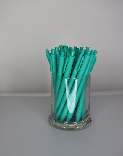 Teal the Show: Soft-Touch Fine Point Gel Pen