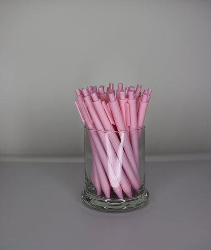 The "Pretty in Pink" Soft-Touch Fine Point Jotter Pen ✨