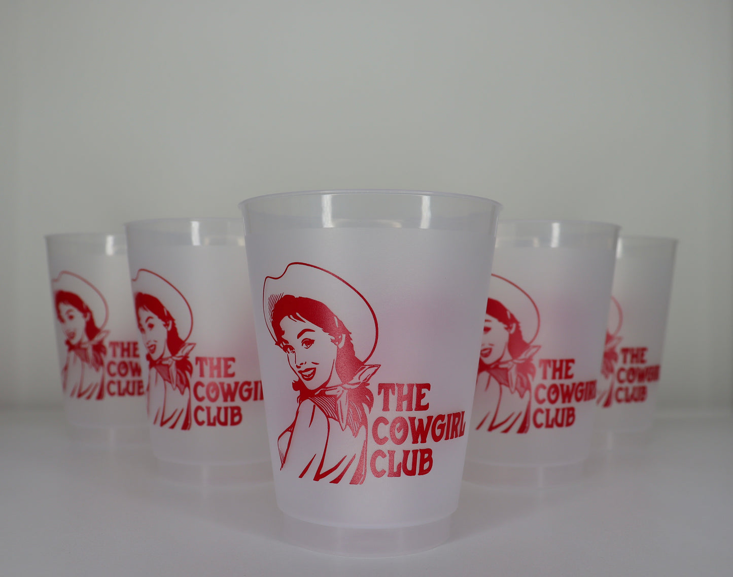 The Cowgirl Club Frosted Cups