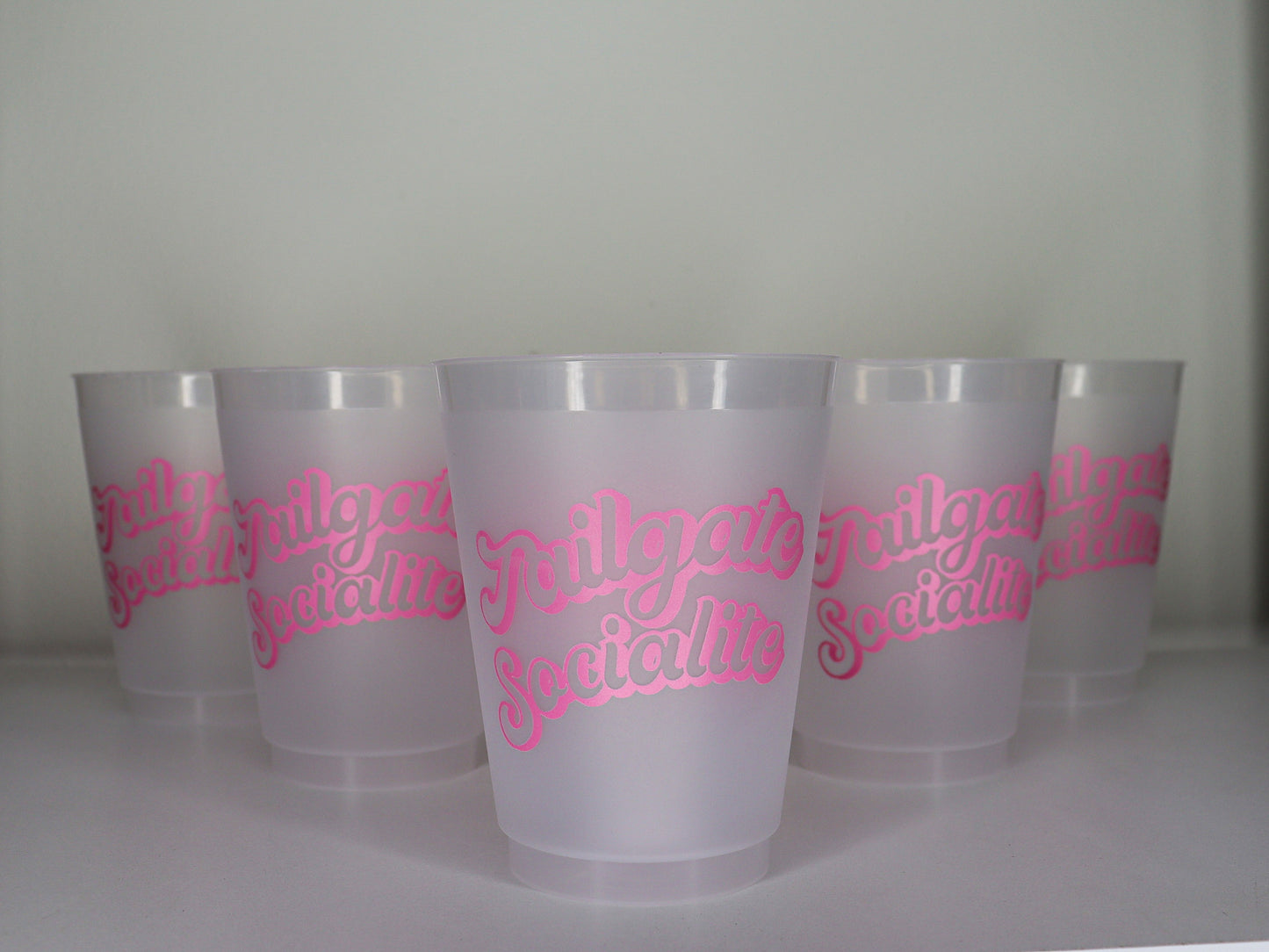 Tailgate Socialite Frosted Cups