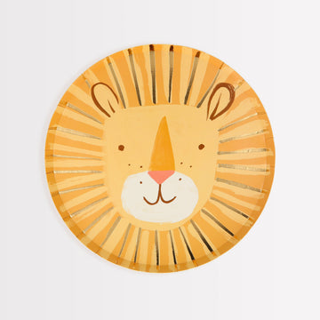 Meri Meri Lion Plates 8ct