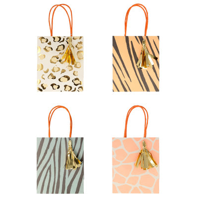 Meri Meri  Safari Animal Print Party Bags 8ct