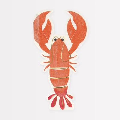 Meri Meri Lobster napkins 16ct