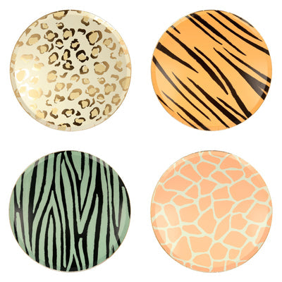 Meri Meri  Safari Animal Print Dinner Plates 8ct