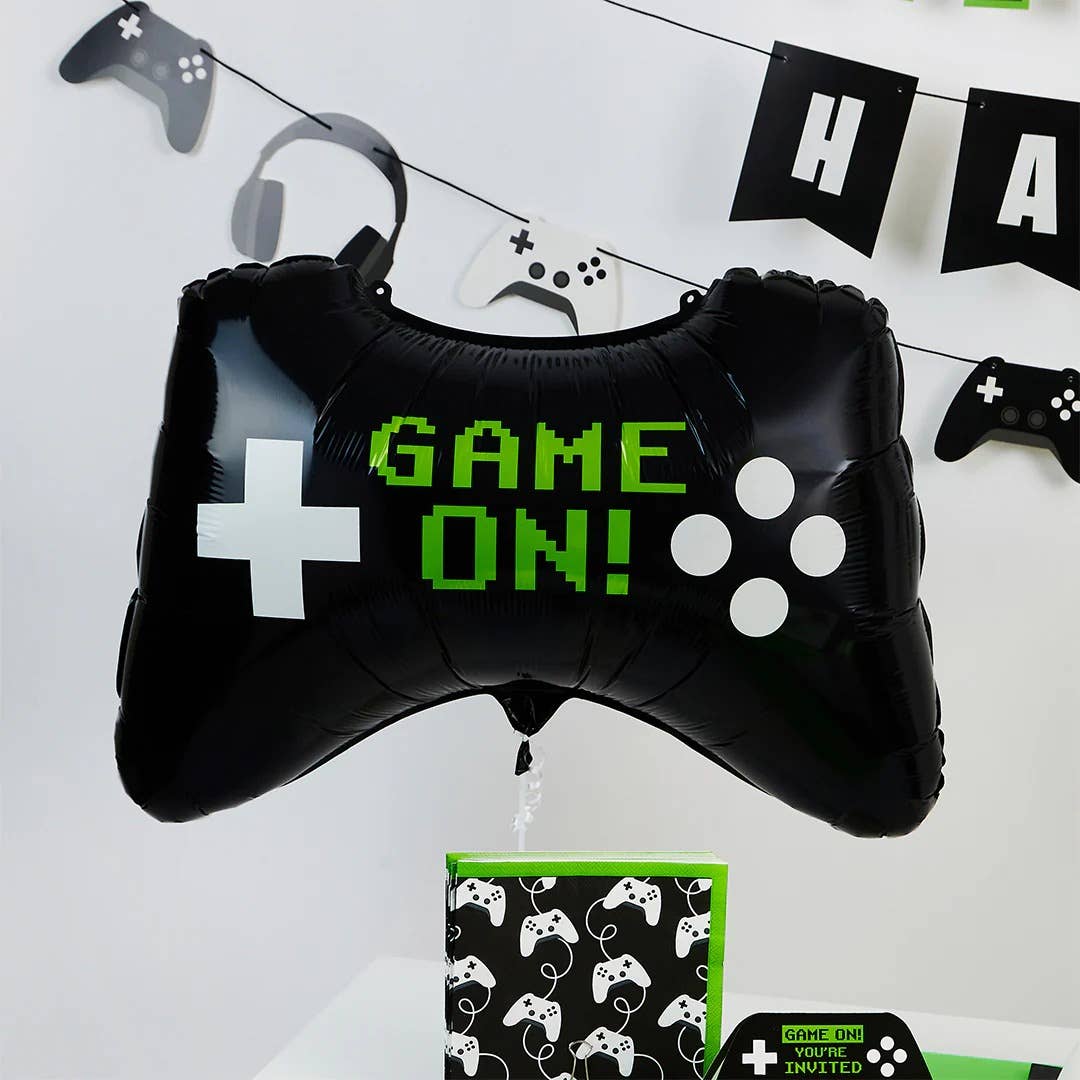 Game Controller 28" 'Game On' Foil Balloon