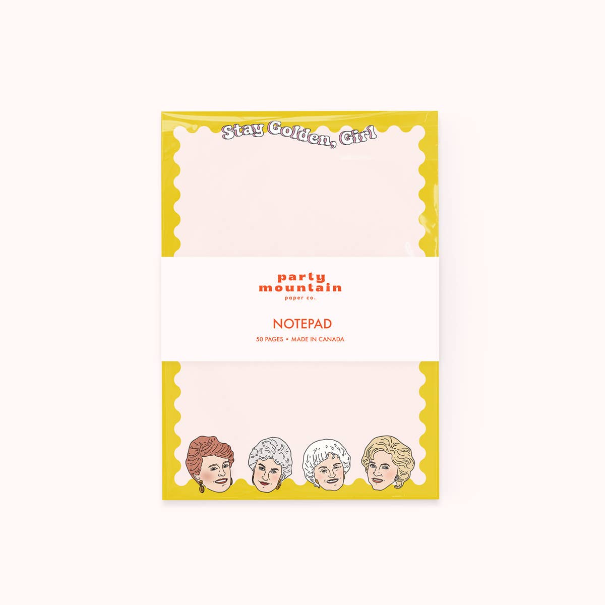 Stay Golden Girl Notepad