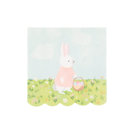 Bunny Cottage Napkin 24ct