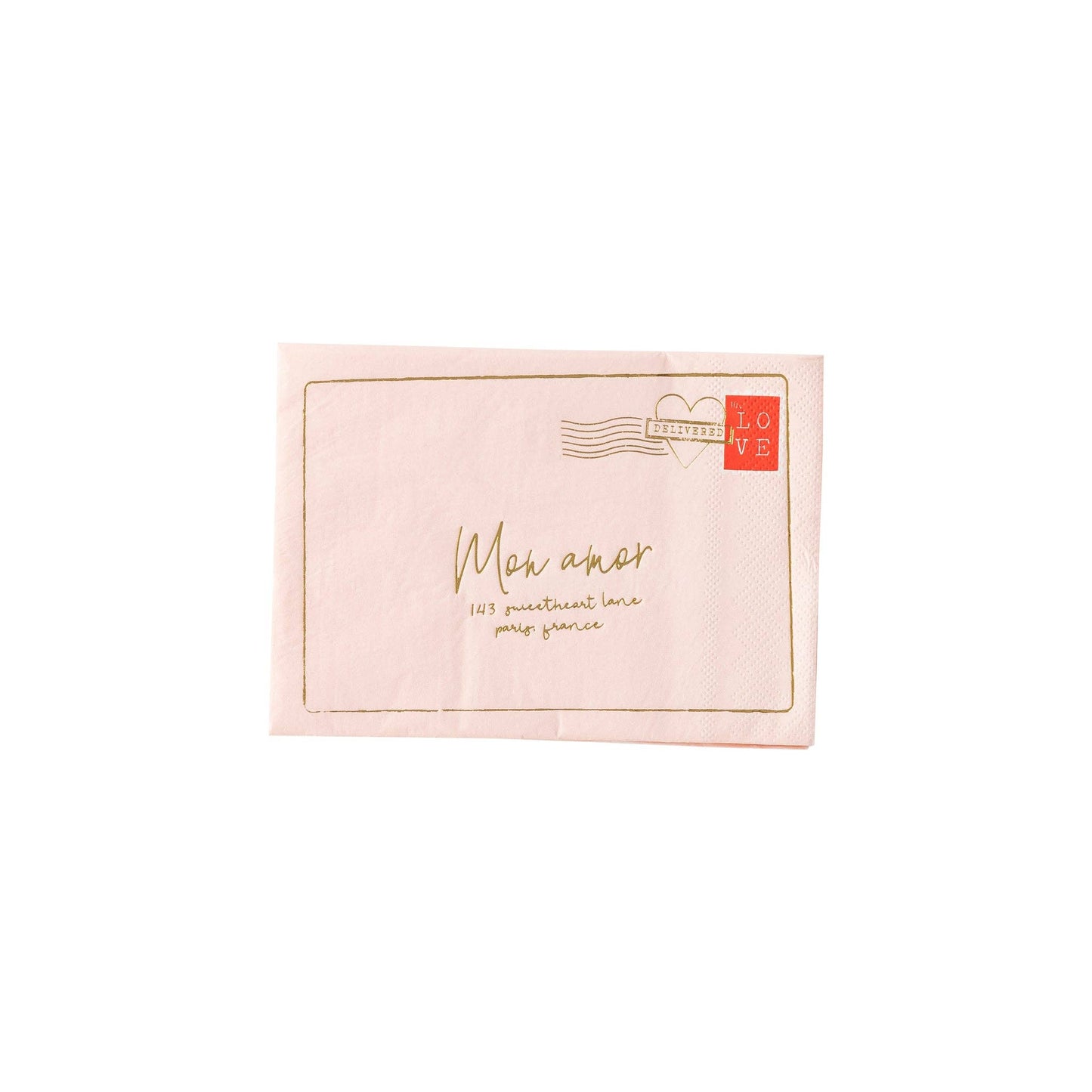 Valentine Love Note Napkin 18ct