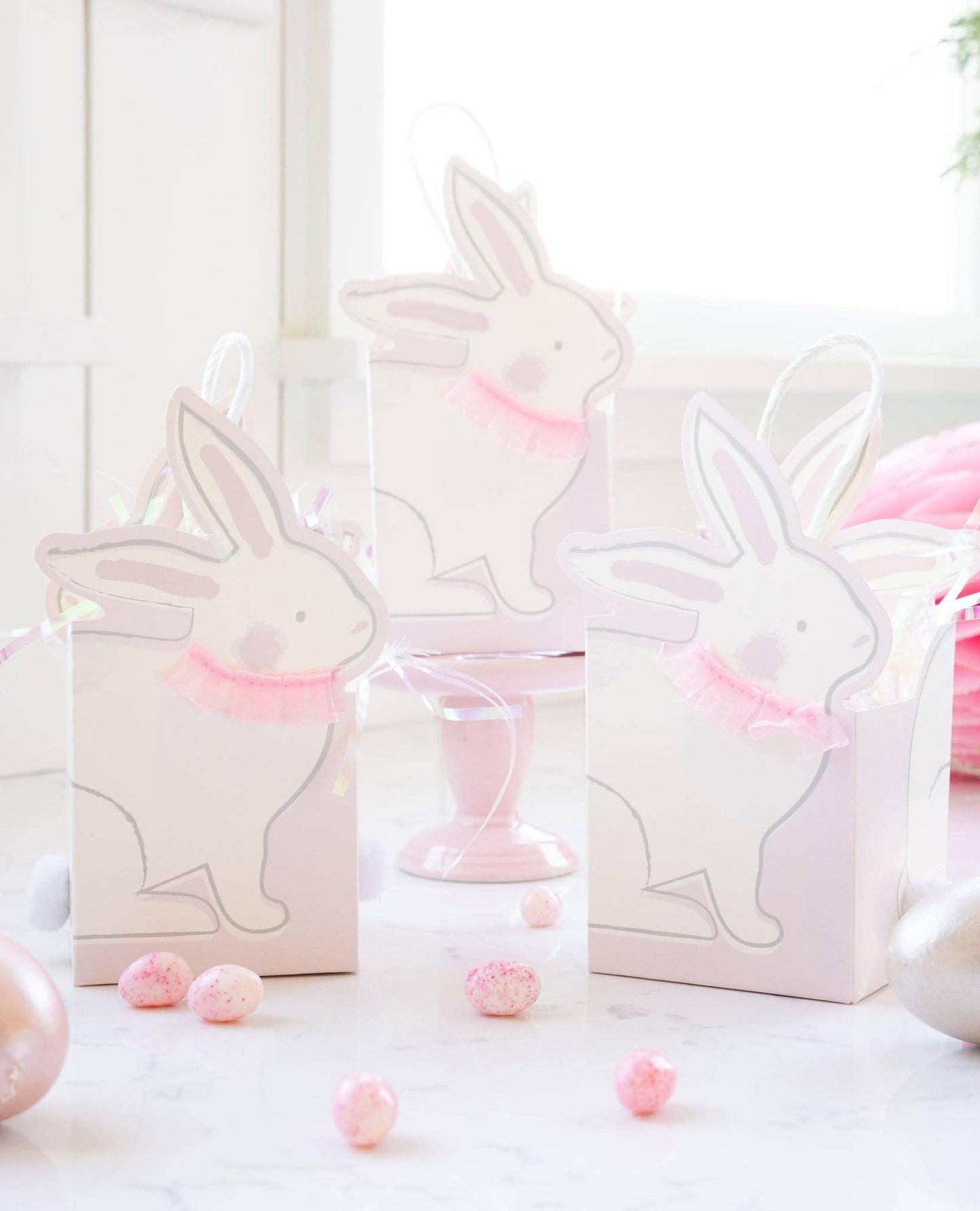 Ruffle Collar Bunny Treat Box 8ct