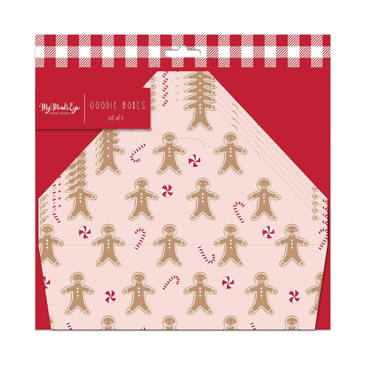 Pink Gingerbread Take Home Box 6ct