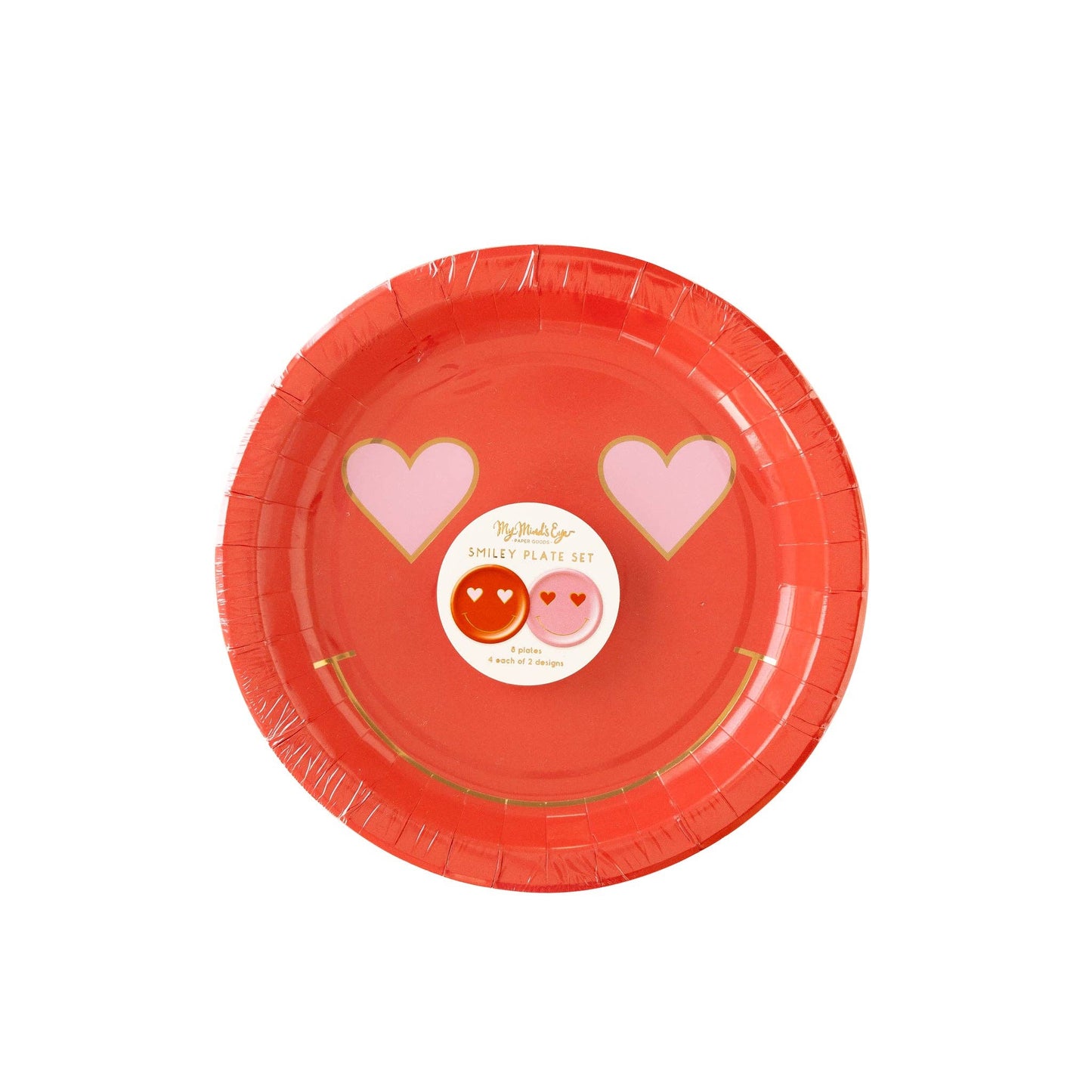 Heart Eyes Plates 8ct