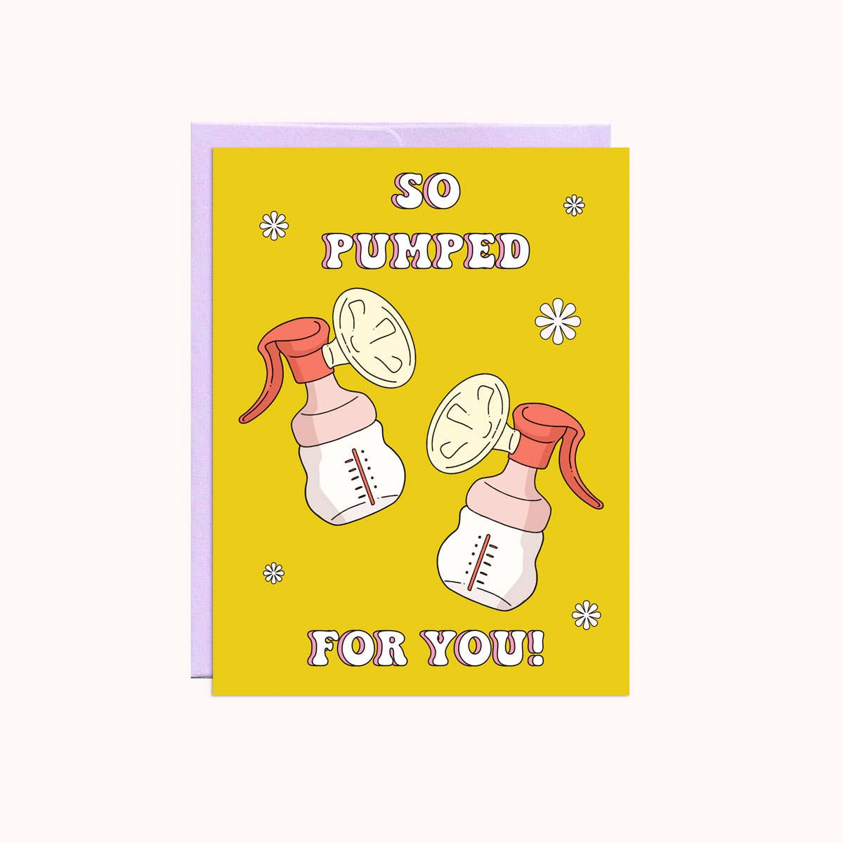 So Pumped For You! | Baby Card