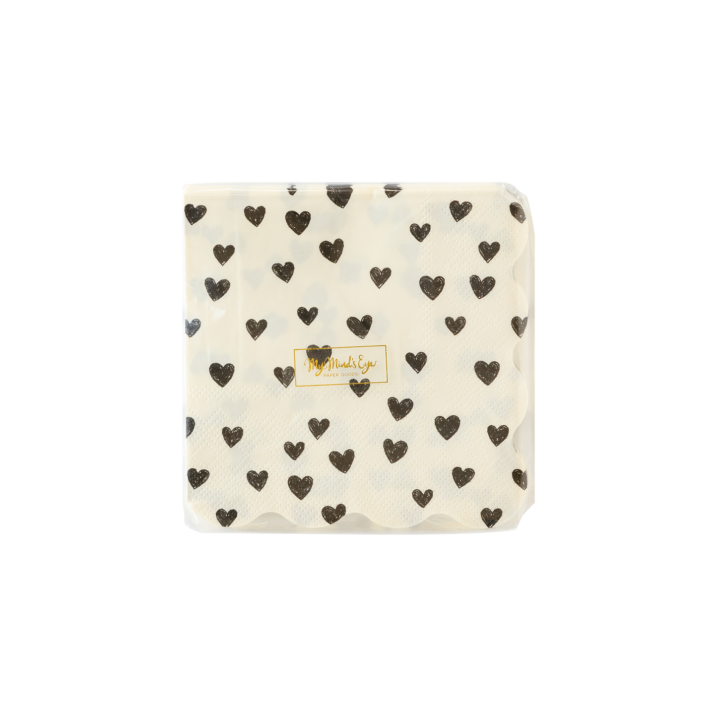 Black Hearts Cocktail Napkin