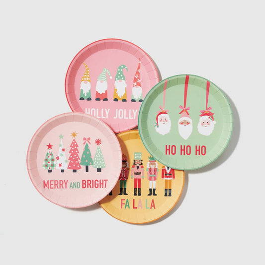 Christmas Characters Small Plates (10 Per Pack)