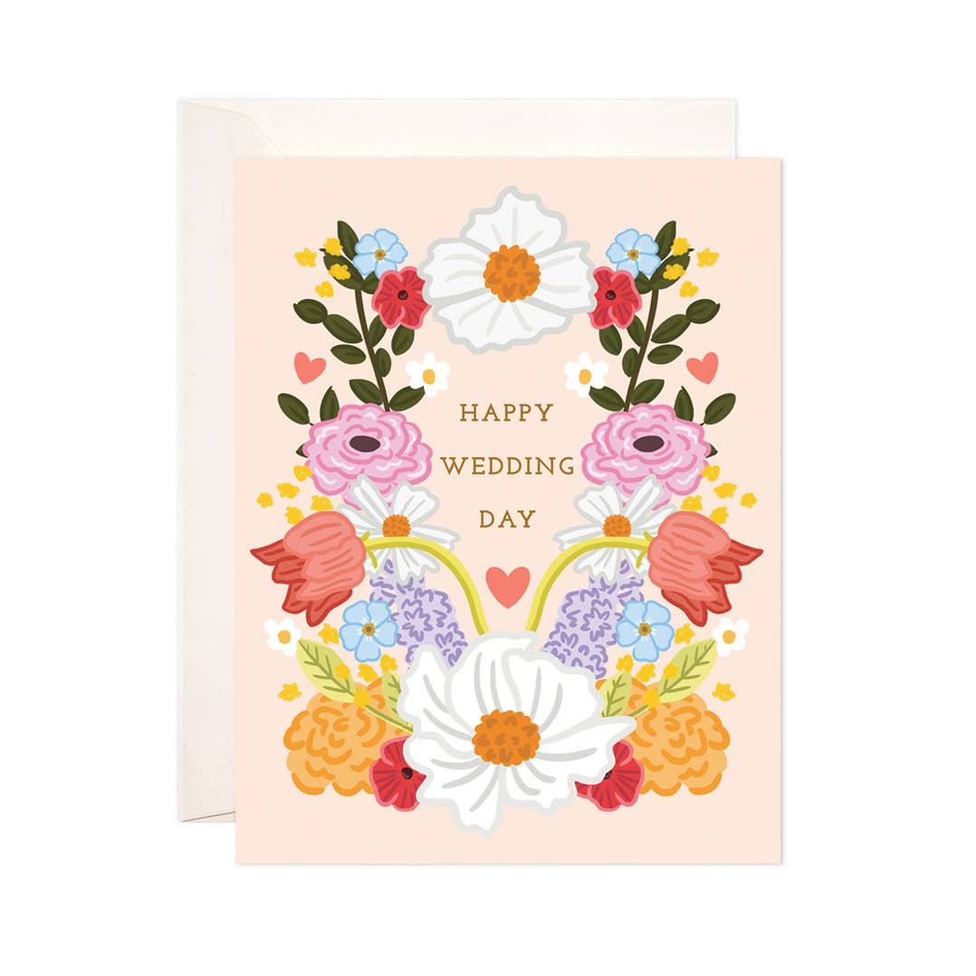 Wedding Day Greeting Card - Wedding Card, Gift